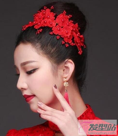 新娘高發(fā)髻盤發(fā)