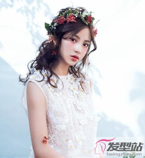 小清新風(fēng)新娘發(fā)型