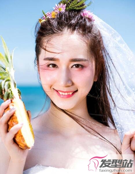 小清新風(fēng)新娘發(fā)型