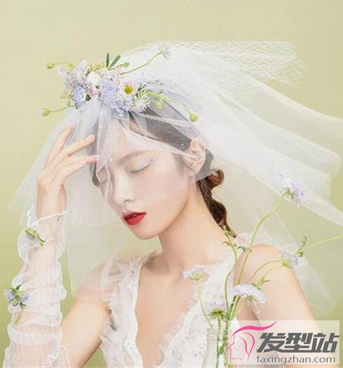 小清新風(fēng)新娘發(fā)型