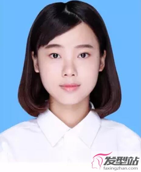 女生證件照發(fā)型