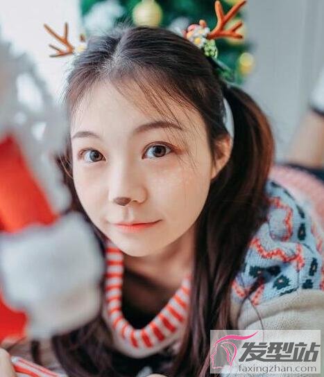 嬰兒肥女生扎發(fā)發(fā)型