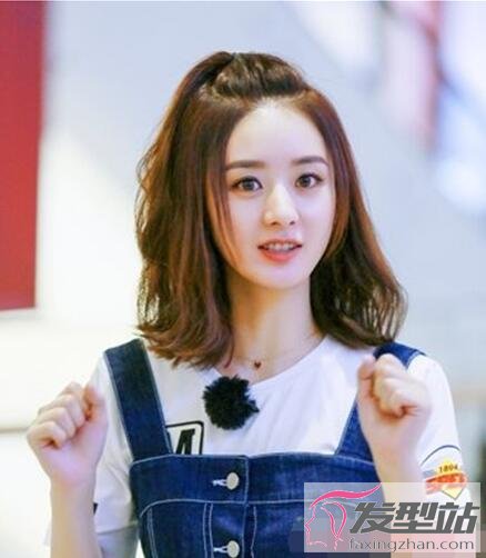 嬰兒肥女生扎發(fā)發(fā)型