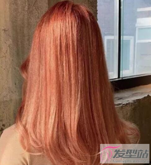 珊瑚橘染發(fā)發(fā)型