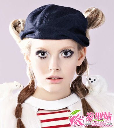 “小鹿美女”才是真森女 溫暖皮草唯美發(fā)飾