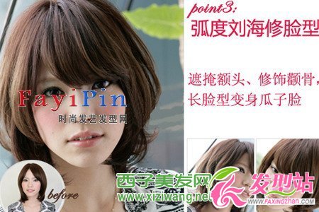 臉型與發(fā)型設計 任何臉型都變小V臉