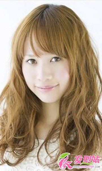 亞麻金+大片劉海