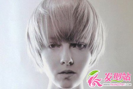 俏皮優(yōu)雅的短發(fā)