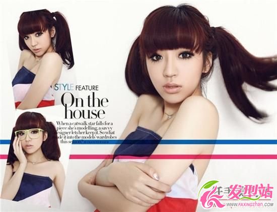 90后小女生演繹變化的梨花頭 90后小女生演繹變化的梨花頭