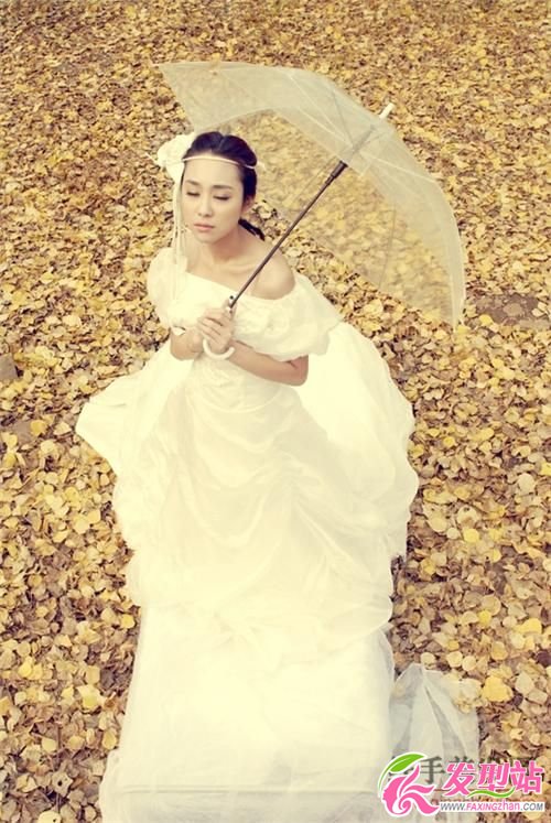 樹林中新娘婚紗攝影照片欣賞 樹林中新娘婚紗攝影照片欣賞