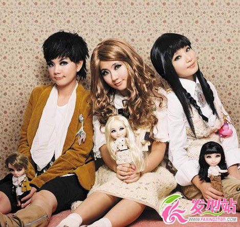 時尚假發(fā)5分鐘變美女