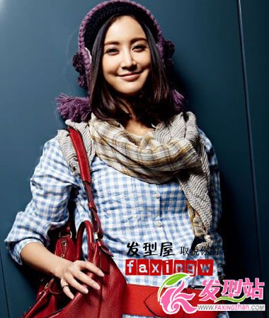 張歆藝北愛發(fā)型演繹春季潮流搭配