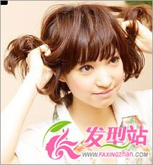 甜美宅女DIY超美麗荷葉頭(組圖)
