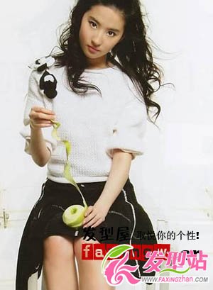 劉亦菲發(fā)型圖片