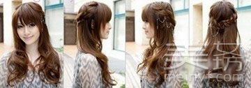 最美2款夏日發(fā)型 編發(fā)mix發(fā)飾