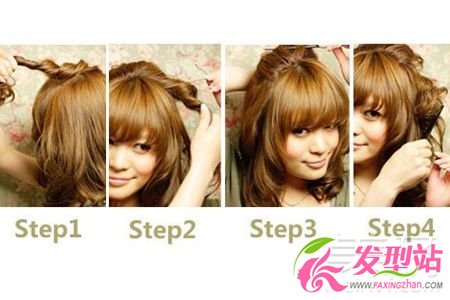 2012最新卷發(fā)發(fā)型DIY 浪漫十足
