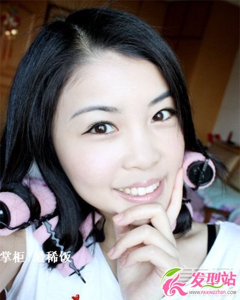 不傷發(fā)質(zhì)的卷發(fā)發(fā)型 卷發(fā)diy