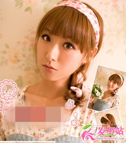 女生中發(fā)發(fā)型扎法 清爽又可愛(ài)