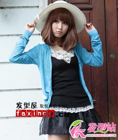 齊肩梨花頭發(fā)型甜美小女生最愛