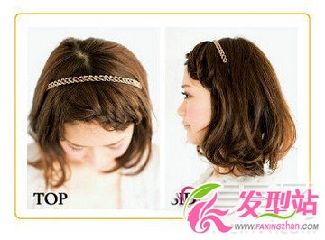 3款夏日清涼短發(fā)編發(fā)教程