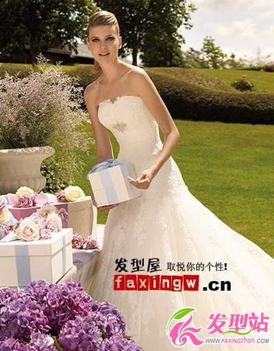 適合鵝蛋臉女生的新娘發(fā)型圖片 歐式浪漫頭發(fā)造型