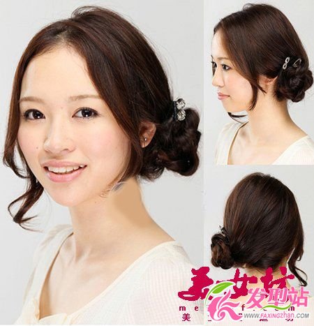 教你DIY經(jīng)典實用歪發(fā)髻