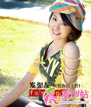90后人氣小美女鄭爽短發(fā)發(fā)型