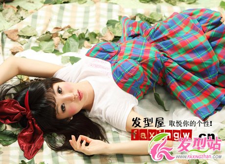 甜心教主郭書瑤清新甜美梨花頭圖片