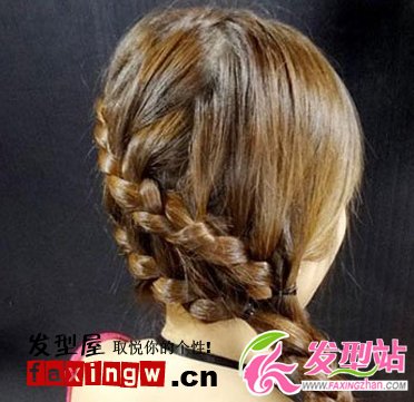 韓式可愛發(fā)型扎法步驟