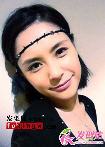 Gillian Chung阿嬌新短發(fā)發(fā)型圖片