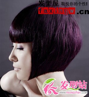 男生女生紫紅色頭發(fā)圖片 冬季想換發(fā)色都來看
