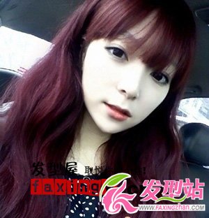 男生女生紫紅色頭發(fā)圖片 冬季想換發(fā)色都來看