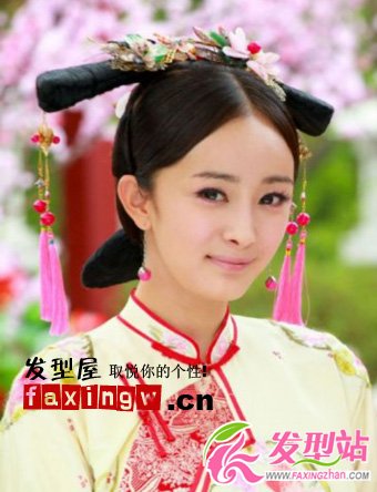 熱播《宮鎖心玉》古靈精怪楊冪美麗古裝造型圖