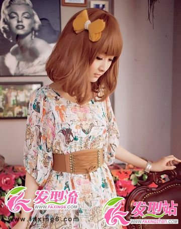 甜美梨花頭女生發(fā)型獨領風潮