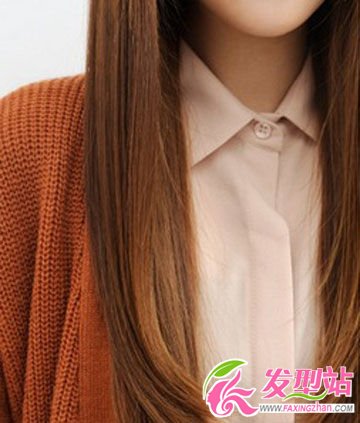 輕薄劉海長直發(fā)