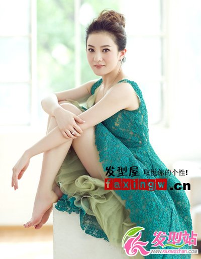 夏季盤發(fā)發(fā)型圖片 女明星最熱清爽盤發(fā)