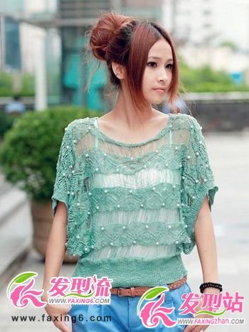 清爽百搭丸子頭 人見(jiàn)人愛(ài)