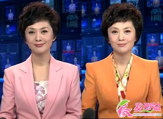 海霞的發(fā)型會(huì)稍許進(jìn)行變化