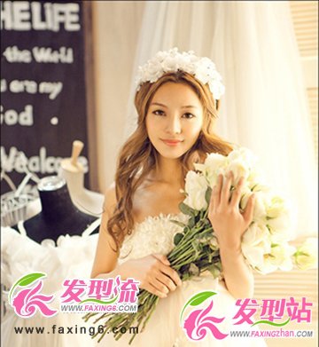 六月唯美浪漫韓式新娘發(fā)型