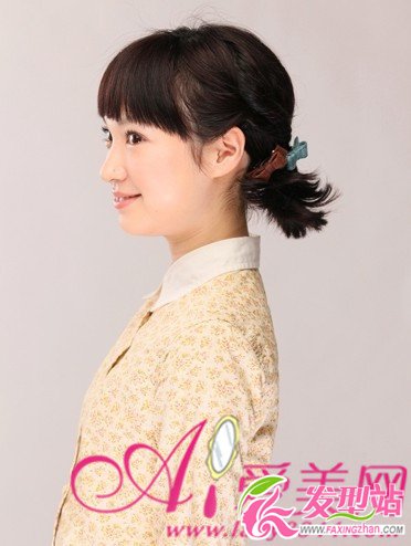 少女最?lèi)?ài) 小清新短發(fā)馬尾扎發(fā)圖解