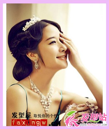 2012韓式新娘盤發(fā)打造浪漫與時(shí)尚