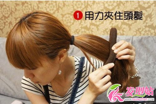 減齡花苞頭 簡(jiǎn)單甜美盤發(fā)萌度100%
