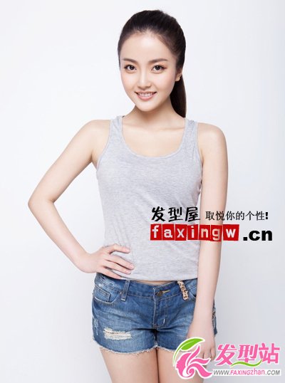 2012夏日清爽發(fā)型 女明星百搭減齡無劉海馬尾發(fā)型