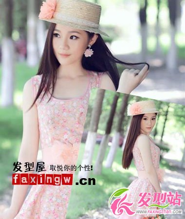 夏日直發(fā)發(fā)型 玩轉(zhuǎn)炎熱夏季小清新