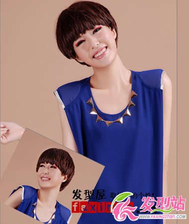 7月抗高溫女生清涼短發(fā)能hold住