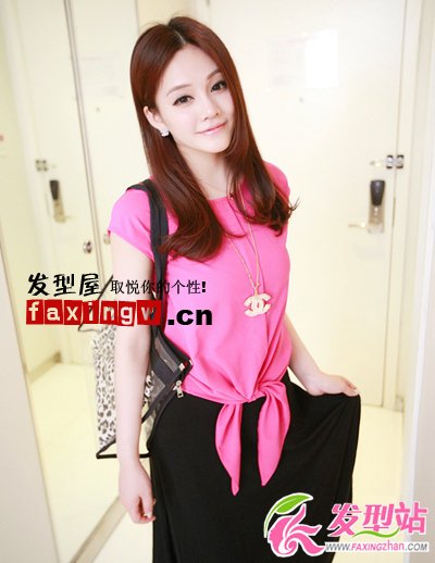 簡單好看又清純女生中長直發(fā)發(fā)型圖片分享