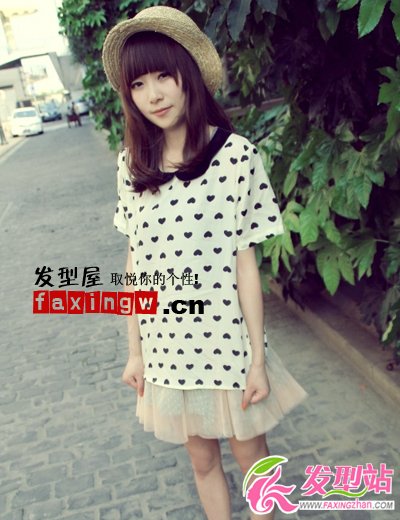 簡(jiǎn)單好看又清純女生中長(zhǎng)直發(fā)發(fā)型圖片分享
