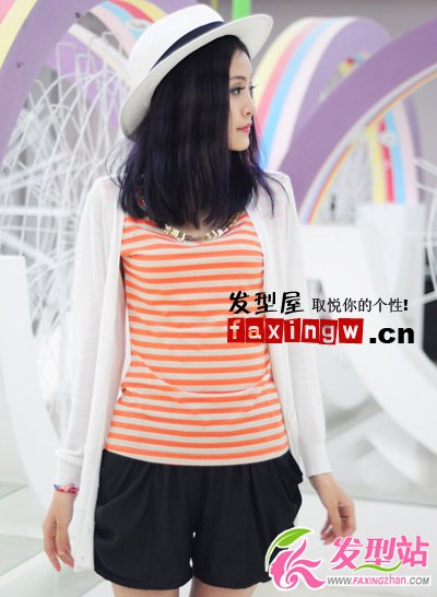 簡單好看又清純女生中長直發(fā)發(fā)型圖片分享