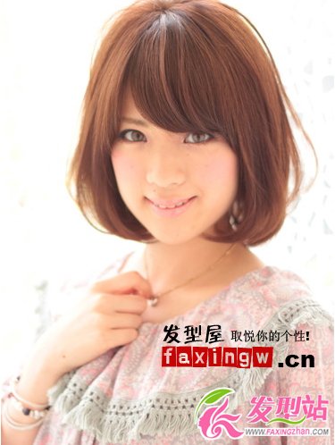圓臉適合的短發(fā) 圓臉適合百搭瘦臉短發(fā)梨花頭