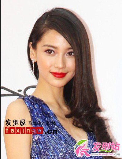 側(cè)肩發(fā) 女明星最新氣質(zhì)修顏側(cè)邊卷發(fā)